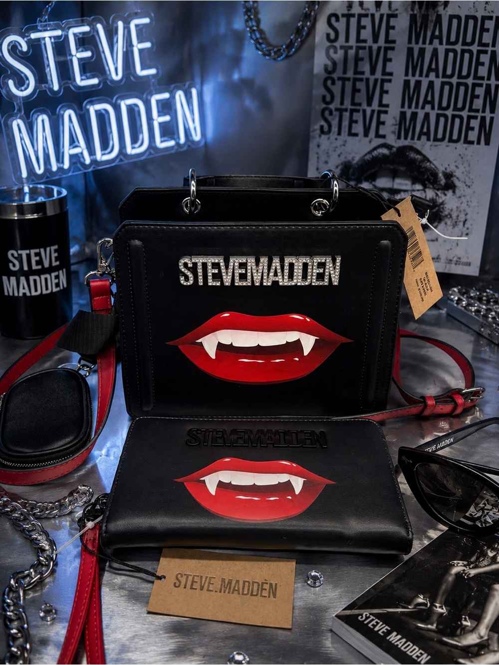 Steve Madden matching purse and wallet set